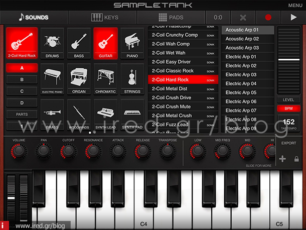11-ired-iPad as music studio 3-sampletank