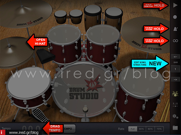 17-ired-iPad as music studio 3-drumstudio
