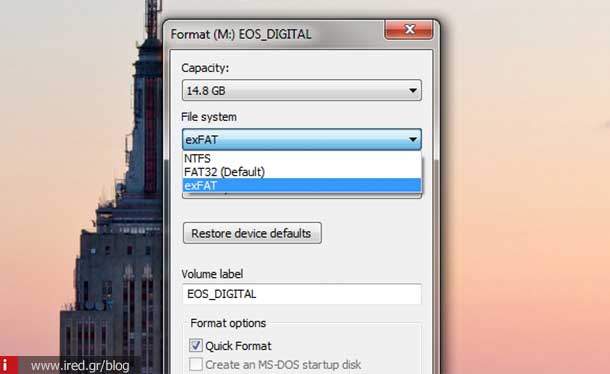ired windows microsoft ecfat file system 0