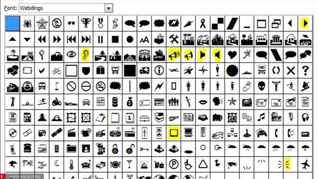 about webdings 01