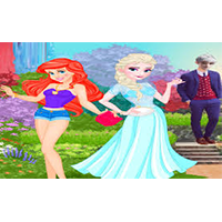 Disney princesses double date