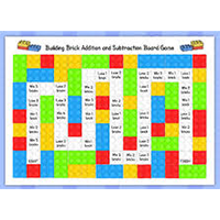 Adding and Subtracting Fractions Board Game