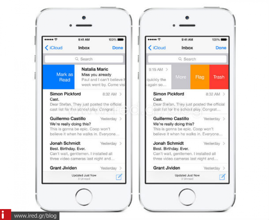 iOS 8 - Mail - Πιο εύχρηστο με νέες λειτουργίες!
