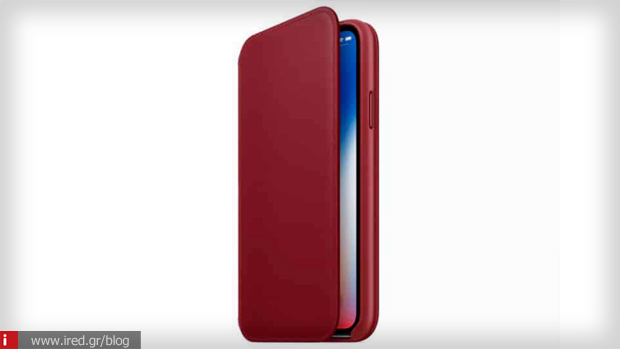 iphone x leather case product red