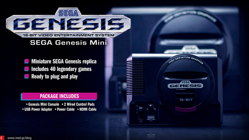 Sega Genesis: Η νέα Vintage παιχνιδομηχανή της Sega!