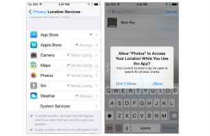 iOS 8 Νέο μενού απορρήτου – Υπηρεσίες τοποθεσίας